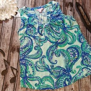 Lilly Pulitzer Floral Print Top